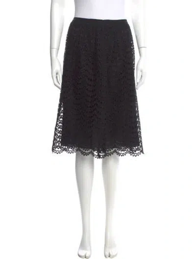 Pre-owned Escada Knee-length Skirt In Black