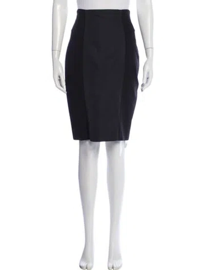Pre-owned Escada Knee-length Skirt In Black