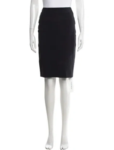 Pre-owned Escada Knee-length Skirt In Black