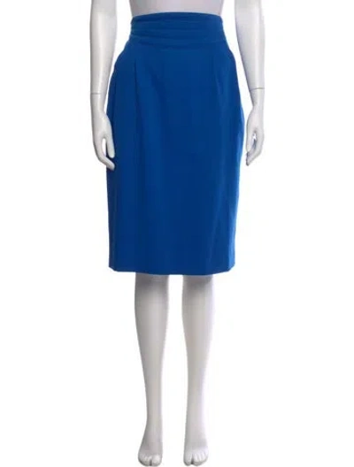 Pre-owned Escada Knee-length Skirt In Blue