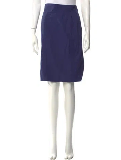 Pre-owned Escada Knee-length Skirt In Blue