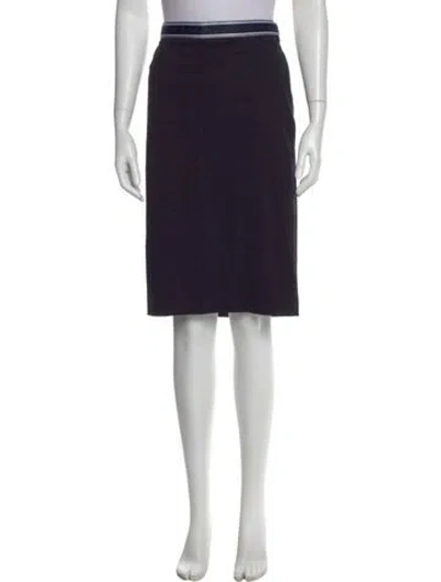 Pre-owned Escada Knee-length Skirt In Blue
