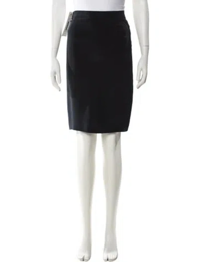 Pre-owned Escada Knee-length Skirt In Blue