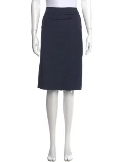 Pre-owned Escada Knee-length Skirt In Blue