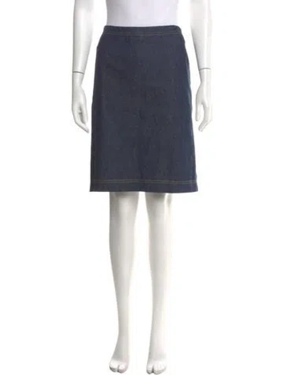 Pre-owned Escada Knee-length Skirt In Blue