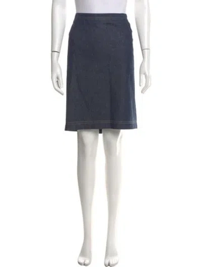 Pre-owned Escada Knee-length Skirt In Blue