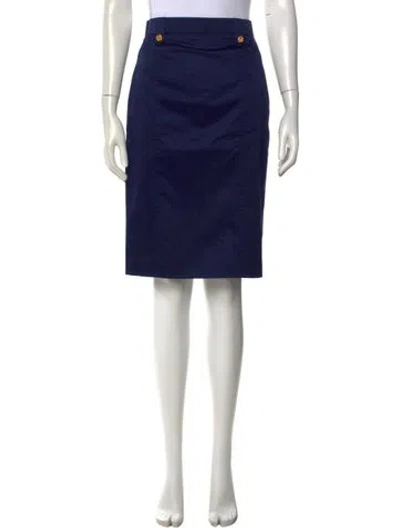 Pre-owned Escada Knee-length Skirt In Blue
