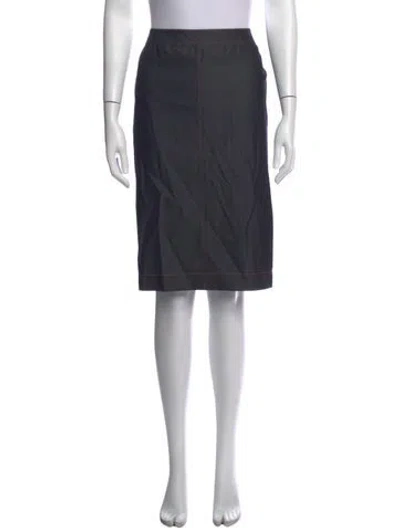 Pre-owned Escada Knee-length Skirt In Blue