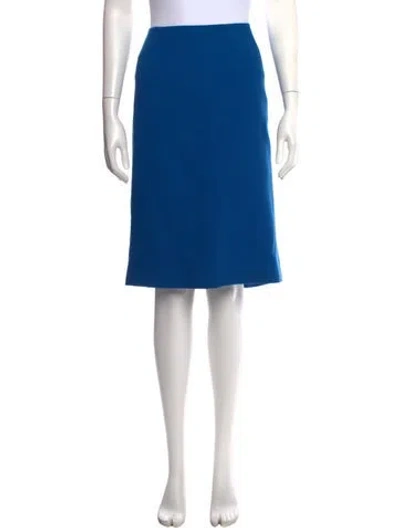 Pre-owned Escada Knee-length Skirt In Blue