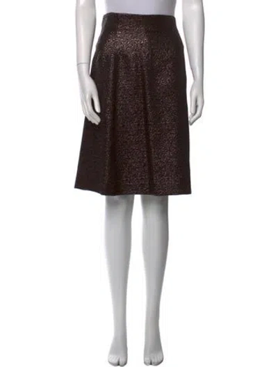 Pre-owned Escada Knee-length Skirt In Brown
