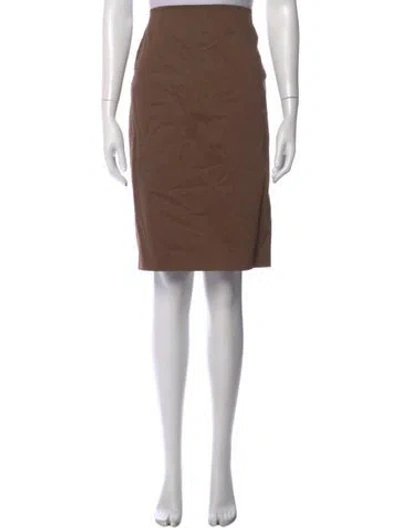Pre-owned Escada Knee-length Skirt In Brown