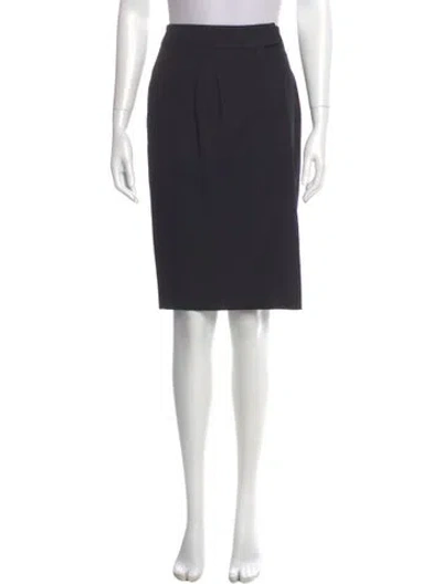 Pre-owned Escada Knee-length Skirt In Gray