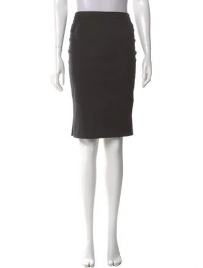 Pre-owned Escada Knee-length Skirt In Gray