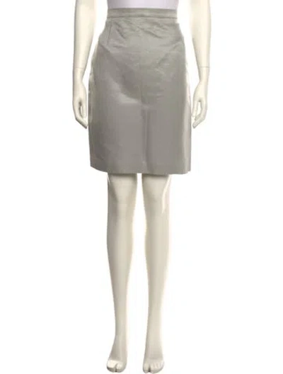 Pre-owned Escada Knee-length Skirt In Gray