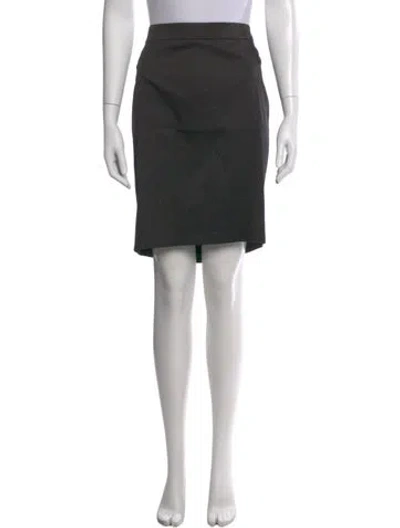 Pre-owned Escada Knee-length Skirt In Gray