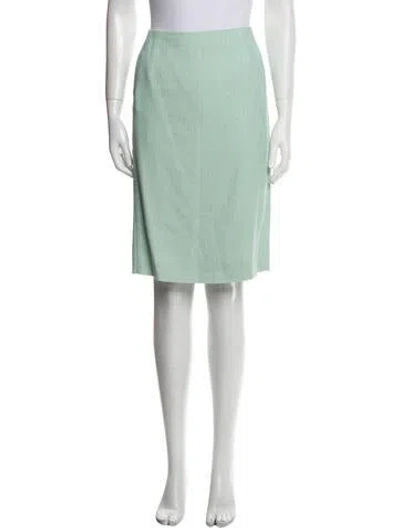 Pre-owned Escada Knee-length Skirt In Green