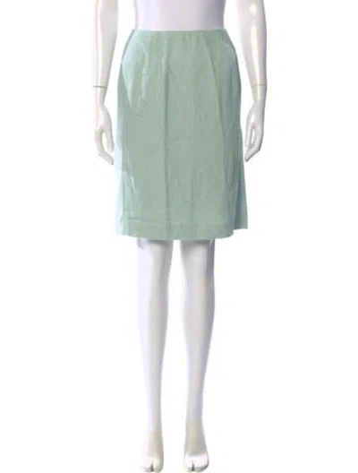 Pre-owned Escada Knee-length Skirt In Green