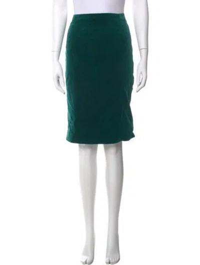 Pre-owned Escada Knee-length Skirt In Green