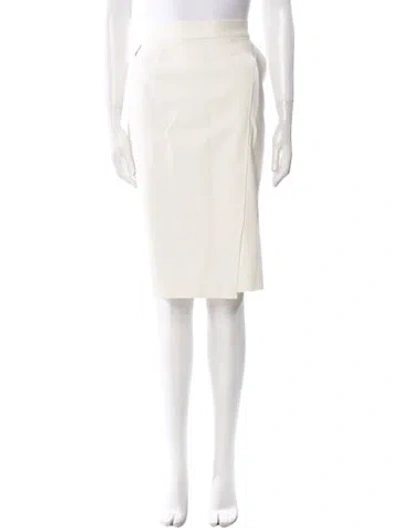 Pre-owned Escada Knee-length Skirt In Neutral