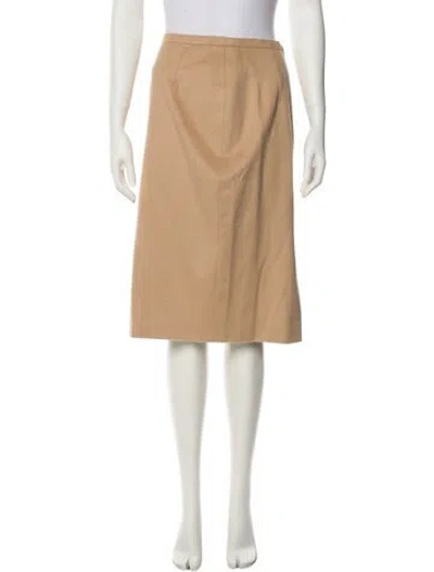 Pre-owned Escada Knee-length Skirt In Neutral