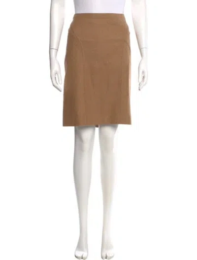 Pre-owned Escada Knee-length Skirt In Neutral