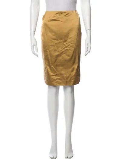 Pre-owned Escada Knee-length Skirt In Neutral