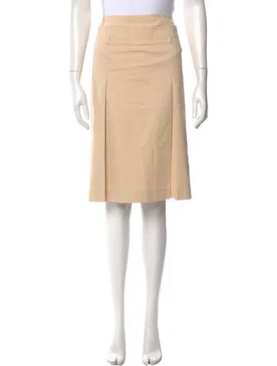 Pre-owned Escada Knee-length Skirt In Neutral