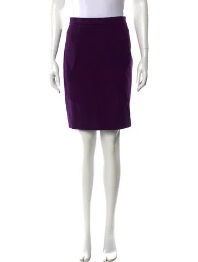 Pre-owned Escada Knee-length Skirt In Purple