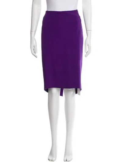 Pre-owned Escada Knee-length Skirt In Purple