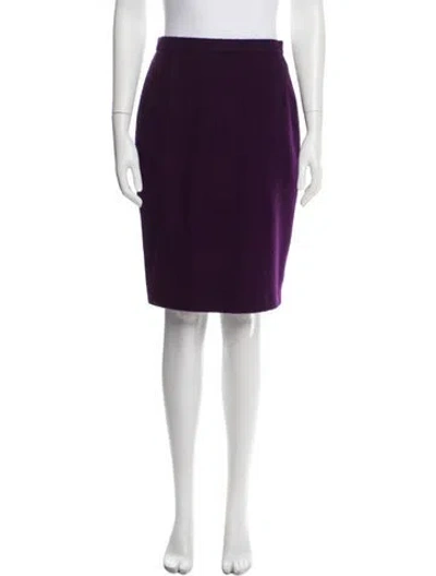 Pre-owned Escada Knee-length Skirt In Purple