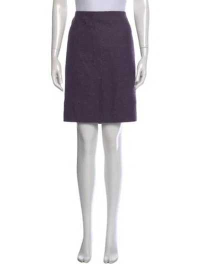 Pre-owned Escada Knee-length Skirt In Purple
