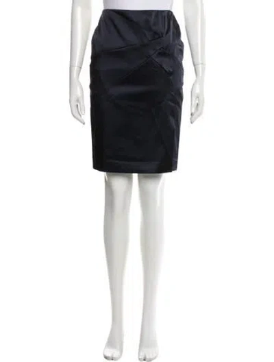 Pre-owned Escada Knee-length Skirt W/ Tags In Black
