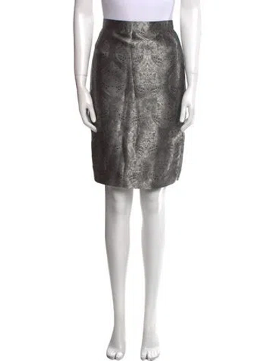 Pre-owned Escada Knee-length Skirt W/ Tags In Multi