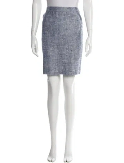 Pre-owned Escada Knee-length Skirt In White