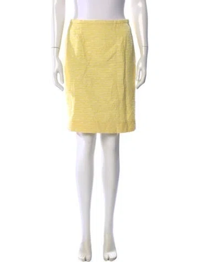 Pre-owned Escada Knee-length Skirt In Yellow