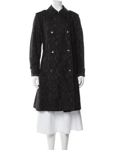 Pre-owned Escada Lace Evening Jacket In Gray