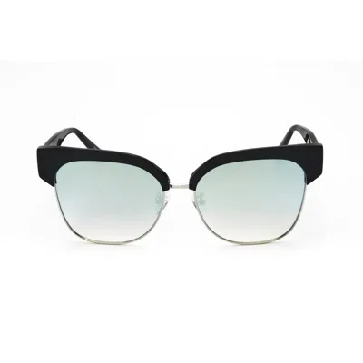 Escada Ladies Black Square Sunglasses Sesa62f In ["grey"]