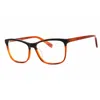 Escada Ladies Brown Rectangular Eyeglass Frames Vesa13