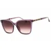 Escada Ladies Purple Rectangular Sunglasses Sesd96 In ["purple"]