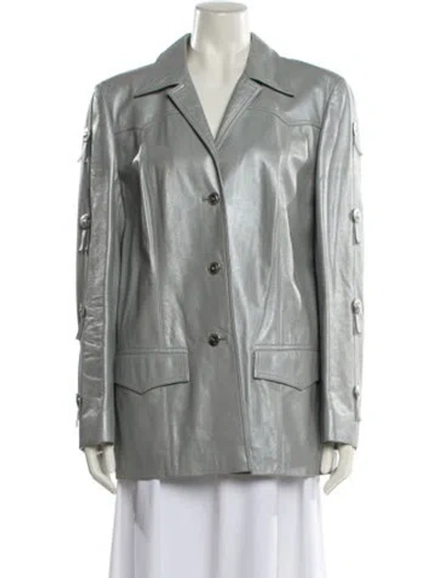 Pre-owned Escada Lambskin Blazer