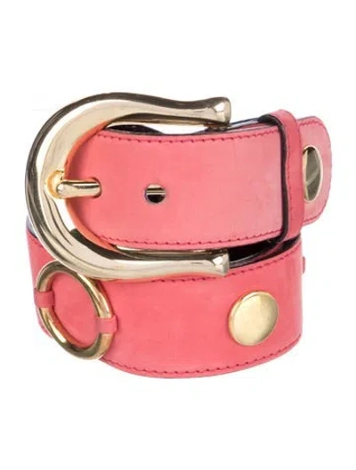 Pre-owned Escada Leather Belt In Multi