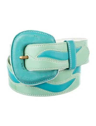 Pre-owned Escada Leather Belt In Multi