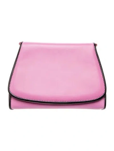 Pre-owned Escada Leather Clutch In Pink