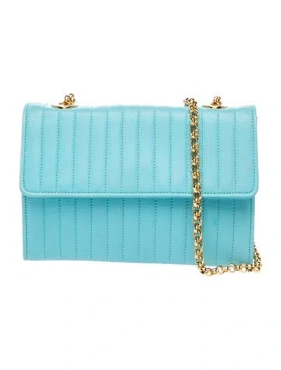 Pre-owned Escada Leather Crossbody Bag In Blue