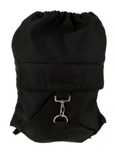 Pre-owned Escada Leather Crossbody Bag In Neutral