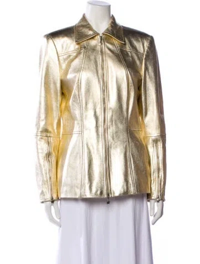 Pre-owned Escada Leather Jacket