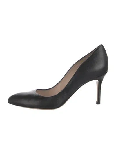 Pre-owned Escada Leather Pumps In Black