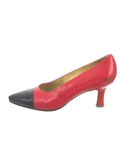 Pre-owned Escada Leather Pumps In Multi