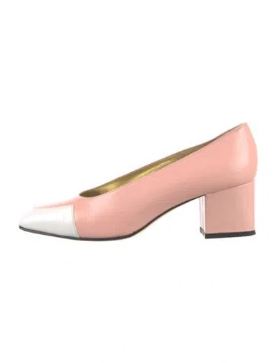 Pre-owned Escada Leather Pumps In Pink