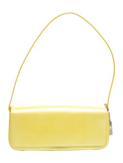 Pre-owned Escada Leather Shoulder Bag In Yellow